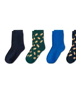 Socks Ponožky, 5 párov, s motívom perníkového mužíčka