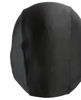 čiapky Látková kúpacia čiapka sieťovinová čierna