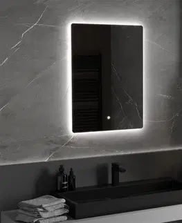Kúpeľňa MEXEN - Sun zrkadlo s osvetlením 60 x 80 cm, LED 6000K, 9807-060-080-611-00