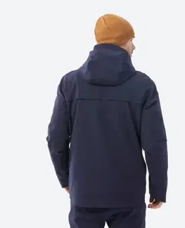 bundy a vesty Pánska lyžiarska bunda 900 modro-čierna