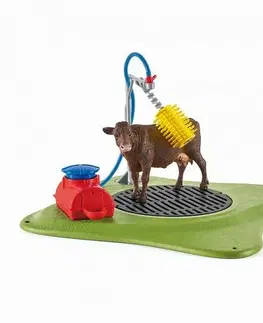 Drevené hračky Schleich 42529 Umývací kút pre dobytok, 29 cm