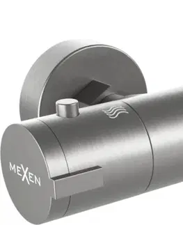 Kúpeľňové batérie MEXEN - Kai termostatická sprchová batéria grafit 77100-66