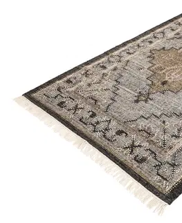 Koberce LuxD Dizajnový koberec Pahana 230 x 160 cm sivý viacfarebný - vlna