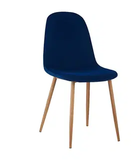 Jedálenské stoličky a kreslá Jedálenská stolička LEGA Tempo Kondela Modrá