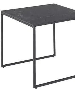 Konferenčné stolíky s úložným priestorom Stôl black marble