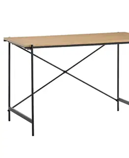Kancelárske stoly Písací stôl Lincoln 21322 120X60X75 prírodný/čierna