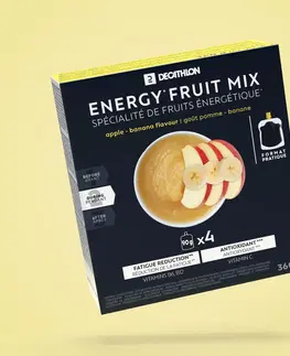 činky Energetické ovocné pyré 4 x 90 g jablko a banán