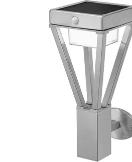 Záhradné lampy Ledvance Ledvance - LED Solárne nástenné svietidlo so senzorom BOUQUET LED/6W/3,7V IP44 
