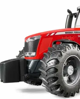Hračky - dopravné stroje a traktory BRUDER - Traktor MASSEY FERGUSON 7600