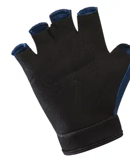 rukavice Detské bezprstové rukavice modré