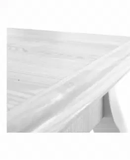 Jedálenské stoly Jedálenský stôl DA19, sosna biela, 146x76 cm, VILAR