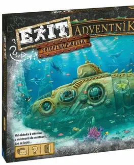 Hračky rodinné spoločenské hry RAVENSBURGER - EXIT Adventný kalendár Ponorka - česká verzia