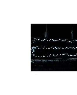 Vianočné dekorácie  LED Vonkajšia svetelná reťaz 70m 1000xLED/230V studená biela IP44 