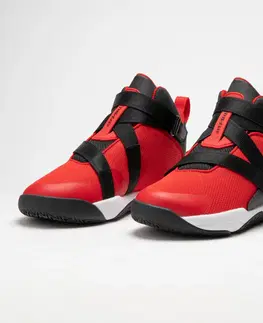 tenis Detská basketbalová obuv EASY X unisex červená