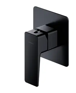 Kúpeľňové batérie OMNIRES - PARMA sprchová batéria podomietková čierna mat /BLM/ PM7445BL