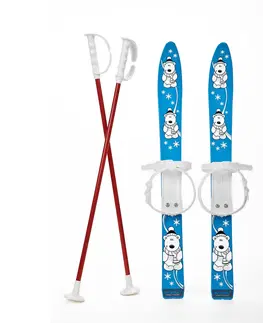 Zjazdové lyže Baby Ski 70 cm - detské plastové lyže - modré