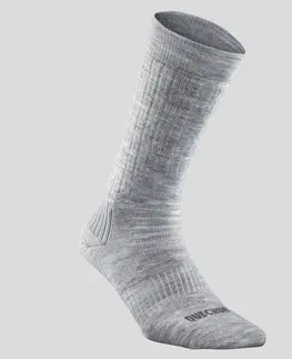 ponožky Vysoké turistické ponožky SH100 hrejivé 2 páry