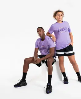 dresy Basketbalové tričko TS 900 NBA Lakers muži/ženy fialové