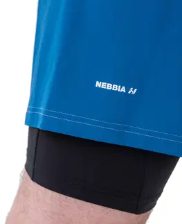 Pánske kraťasy a šortky Pánske šortky Nebbia 318 blue - XL