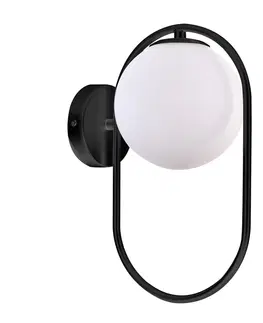 LED osvetlenie Nástenná lampa CORDEL 1xG9 Candellux Čierna