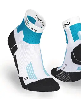bežky Bežecké ponožky RUN900 X bielo-modré