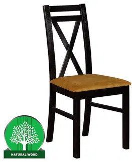 Drevené stoličky Stolička W114 čierne sally 13