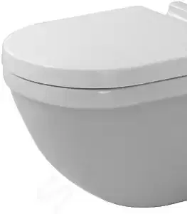 Záchody DURAVIT - Starck 3 Závesné WC, s WonderGliss, biela 22000900001
