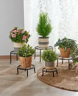 Drobné dekorácie a doplnky 5 kvetinových stoličiek na rastliny