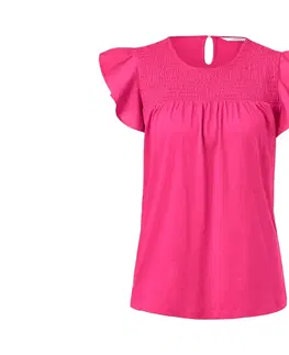Shirts & Tops Tričko s volánovými rukávmi, ružové