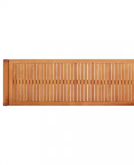 Záhradné lavice Záhradná lavička eukalyptové drevo Dekorhome 150 cm