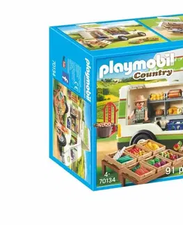Hračky stavebnice PLAYMOBIL - Pojazdná farmárska predajňa