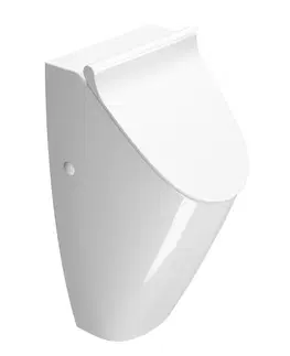 Kúpeľňa GSI - COUNITY urinál so zakrytým prívodom vody s otvormi pre veko, 31x65cm, biela ExtraGlaze 909811