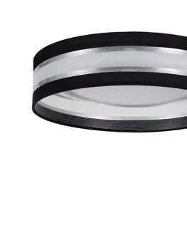 Svietidlá  LED Stmievateľné stropné svietidlo SMART CORAL LED/24W/230V čierna/strieborná + DO 
