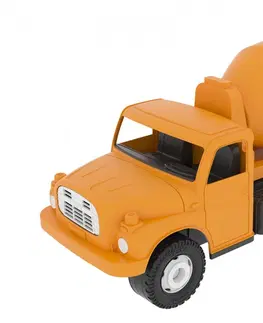 Hračky - dopravné stroje a traktory DINO - Transformers 148 miešačka oranžová 30 cm