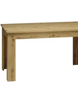 Jedálenské stoly Rozkladací stôl Artis 140/180x82cm dub artisan