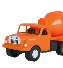 Hračky - dopravné stroje a traktory DINOTOYS - Tatra  148 Miešačka oranžová 30 cm