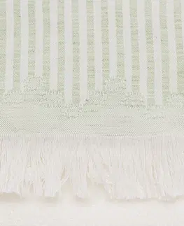 Uteráky Súprava uterákov Trevor 3ks biela zelená