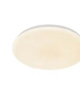 Stropne svietidla Inteligentné stropné svietidlo biele 38 cm hviezdicový efekt vrátane LED s diaľkovým ovládaním - Extrema