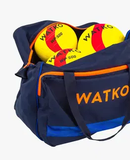 vodné športy Taška na lopty na vodné pólo 60 l modro-fluorescenčne oranžová