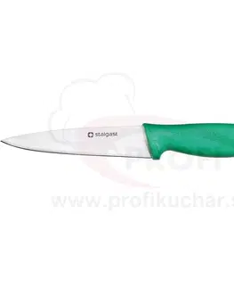 Kuchynské nože STALGAST HACCP-Nôž, zelený, 10,5cm