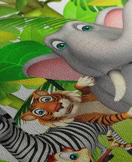 Detské obrazy Obraz zvieratká z džungle