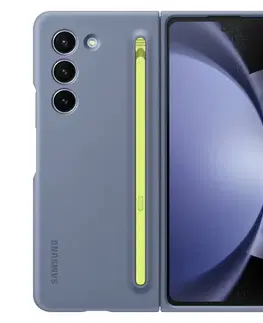 Puzdrá na mobilné telefóny Zadný kryt Slim S Pen Cover pre Samsung Galaxy Z Fold5, modrá EF-OF94PCLEGWW