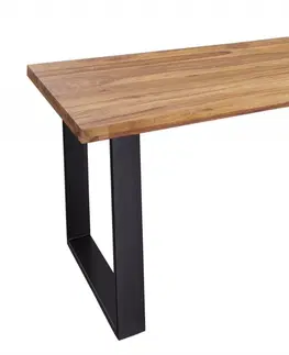 Jedálenské stoly Jedálenský stôl THOR SHEESHAM Dekorhome 160x90x77 cm