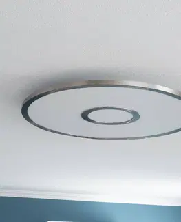 Stropné svietidlá Lucande Lucande Linema stropné LED svetlo, RGB, okrúhle