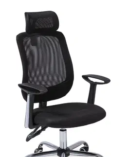 Kancelárske stoličky Kancelárske kreslo K-118, čierne