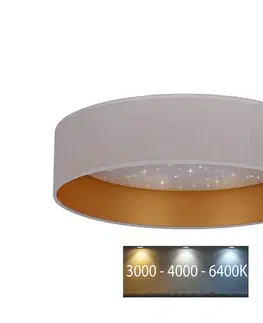 Svietidlá Brilagi Brilagi - LED Stropné svietidlo VELVET STAR LED/24W/230V pr. 40 cm  krémová/zlatá 