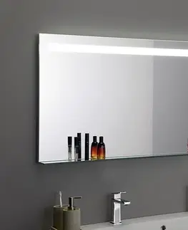 Kúpeľňa SAPHO - BRETO zrkadlo  s LED osvetlením a policou 1200x608 BT120