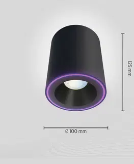 SmartHome bodové svetlá Calex Calex Smart Halo Spot LED bodové svetlá, čierna