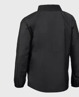 nohavice Vetruvzdorná a nepremokavá detská bunda na ragby Smocktop čierna