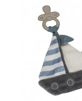 Plyšové hračky LITTLE DUTCH - Maznáčik na cumlík Námornický záliv